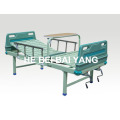 (A-90) Double- Function Manual Hospital Bed with ABS Bed Head.